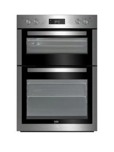 Beko Bdf26300X 60Cm Built-In Electric Double Oven With Connection - Stainless Steel Beko Bdf26300X 60Cm Built-In Electric Double Oven With Connection - Stainless Steel